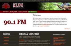 KUPS The Sound webpage