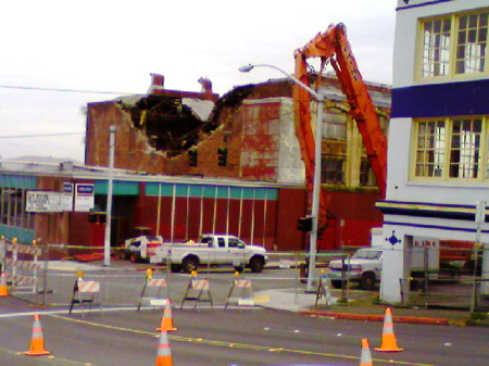 Eagle's Lodge demolition prep