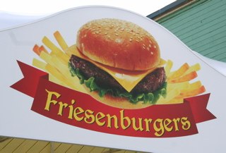 Friesenburgers Tacoma sign