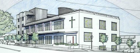 New FUMC building sketch