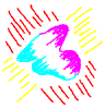 Taskless artwork #1 - conceived at work, drawn on a Palmtop