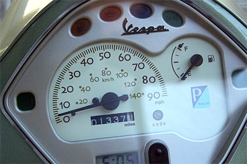 l33t vespa mileage